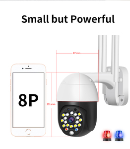 Cámara PTZ de 1080P Cámara de seguridad para el hogar Cámara IP inalámbrica PTZ con zoom de inclinación panorámica inteligente para exteriores 5X Dome 2MP - Product Image 5