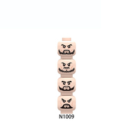Militar ww2 mini bloques de construcción ladrillos figuras de juguete cabeza expresión facial pequeñas partículas piezas de montaje compatibles con 3626