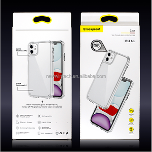 Pour <span class=keywords><strong>iPhone</strong></span> 16E 15 Pro 14 Plus Étui de téléphone portable transparent en TPU souple <span class=keywords><strong>Coque</strong></span> rigide en acrylique transparent pour <span class=keywords><strong>iPhone</strong></span> <span class=keywords><strong>11</strong></span> Pro Max 13 12 - Product Image 2