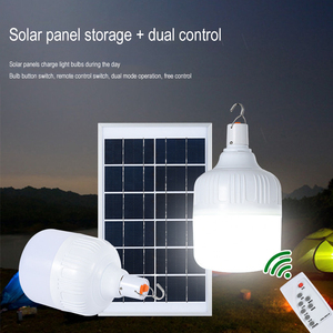 Bombilla Solar Led portátil con Panel Solar para interiores y exteriores, lámpara de emergencia para acampar, senderismo y pesca nocturna - Product Image 3