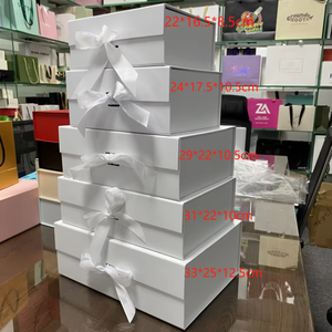 Wholesale Stock Luxury Magnetic Gift Box Custom Christmas Paper <b>Packaging</b> Rigid Folding Box - Product Image 4