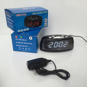 Reloj despertador LED enchufable, función <span class=keywords><strong>de</strong></span> repetición, ajuste Simple creativo, reloj Digital, Cable USB, función <span class=keywords><strong>de</strong></span> proyección <span class=keywords><strong>de</strong></span> movimiento electrónico - Product Image 6