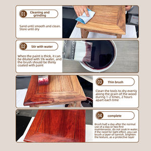Huile de cire pour <span class=keywords><strong>bois</strong></span> à base d'eau écologique, faible odeur, imperméable, résistante à l'usure, séchage rapide, revêtement pour la protection des meubles et des sols en <span class=keywords><strong>bois</strong></span> - Product Image 5