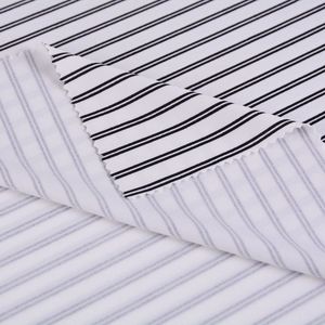 100 microfibra de poliéster de doble jersey de punto de rayas camisetas material tela de interbloqueo - Product Image 1