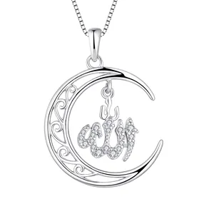 Yh Jewellery 925 Sterling Silver Islamic Pendant Religious Muslim Moon Yogo Pendant Jewelry