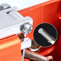 Affûteur de chaîne portable à manivelle personnalisé pour usine, affûteur de chaîne de tronçonneuse en métal, outil de quincaillerie domestique pour l'affûtage des chaînes