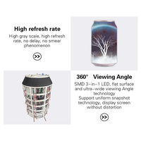 Pantalla LED Jode Can Display para Publicidad Creativa, HD P2 a Todo Color, Alto Brillo 700cd, Diseño de Lata de Cerveza, Ideal para Eventos