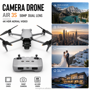 Air 3S Camera <b>Drone</b> 1 Inch CMOS 50MP Dual Lens <b>4K</b> HDR Video For Travel Photography Creator Content Kit Studio Package Sale - Product Image 1