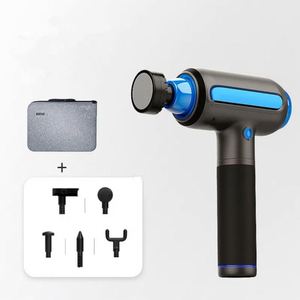 Pistolet de massage portable sans fil à double tête pour relaxation musculaire profonde et massage des tissus musculaires - Product Image 1
