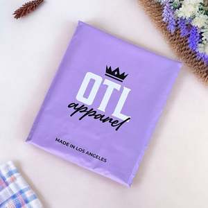 Bolsas de Correo Personalizadas con Logotipo, Bolsas de Envío Ecológicas Negras para Ropa, Prendas de Vestir, Embalaje, Bolsas de Plástico Impresas - Product Image 6