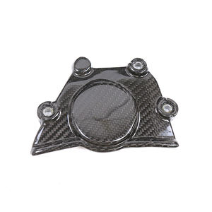 Couverture de moteur en fibre de carbone sèche 3K pour Kawasaki Ninja ZX-4R ZX-4RR 2020+ Remplacement OEM - Product Image 3