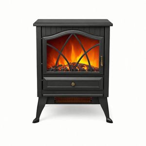 Estufa Eléctrica Compacta con Efecto de Llama de Tres Lados y Control Remoto para Sala de Estar y Dormitorio - Product Image 2