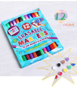 Los niños de Kindergarten de diy muñeca pintada yeso graffiti juguete hecho a mano de pintura arte de la cerámica - Product Image 6