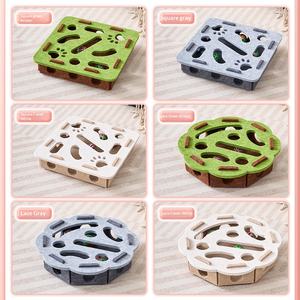 Boîte en feutre <span class=keywords><strong>pour</strong></span> l'agrandissement du champ d'activité des chats avec labyrinthe et trou à creuser, et balle sonore ludique, l'outil ultime d'auto-amusement <span class=keywords><strong>pour</strong></span> le divertissement félin - Product Image 4