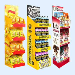 POP定制零售店促销纸展示架独立式落地瓦楞纸板架 - Product Image 6
