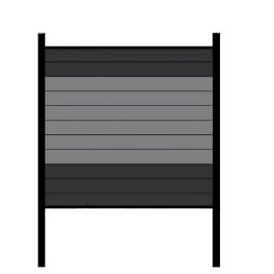 Conjunto de Cercas Compuestas de WPC, Panel de Cerca para Jardín, Cercas Modernas de Madera y Plástico para Exteriores - Product Image 2