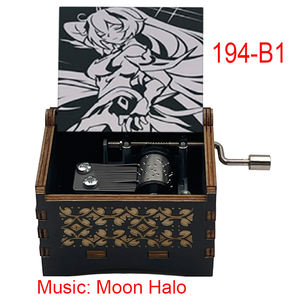 Moon Hola Music Box Anime Figures imprimées sur le couvercle Thème Chanson Anime Cadeaux pour soeur fille enfants <span class=keywords><strong>neveu</strong></span> <span class=keywords><strong>nièce</strong></span> - Product Image 2