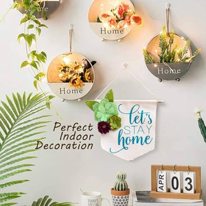 En gros, Guirlande de bienvenue pour chambre d'enfant en toile, brodée avec le nom du bébé et nœuds - Product Image 5