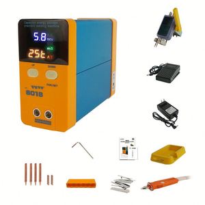 New 220V Integrated Spot Capacitor 18650 Pen Spot Condenser DIY Welder Battery 70B 801B Machine Pulse Needle <b>Welding</b> <b>Kit</b> - Product Image 5