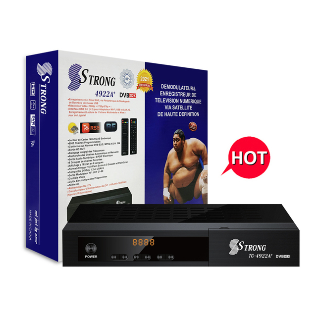 SSTRONG 4922A+ New DVB S2 Satellite TV Receiver Africa Middle East Southern Asia Hot Selling Set Top Box TV Decoder
