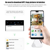 Lector de Tarjetas Magnético OTG SD/TF 3 en 1 Multicompatible para IOS Tipo-C USB, Teléfonos Móviles, Tabletas y Computadoras