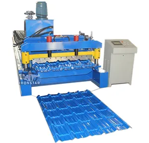 Hot Sale Metal Glazed Interlocking Tile Machine On Alibaba Express