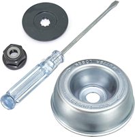 Roue de désherbage à roulement en fil d'acier torsadé de 8 pouces, accessoire pour tondeuse à gazon, décapant de rouille, pour machines agricoles et récolteuses