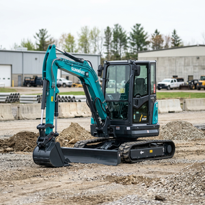 Mini Excavadora Compacta, Excavadora Híbrida Eléctrica con Cable de Corriente Alterna, 5 Toneladas, Alimentada por Batería, Ahorro de Energía, para Construcción y Agricultura - Product Image 3