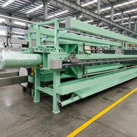 Équipement de filtration à plaques haute efficacité pour le traitement des boues d'eaux usées, séparation solide-liquide