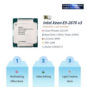 PANDL-Juego de combinación de PC de escritorio Matx NVMe M2 WiFi6 Sata3.0 <span class=keywords><strong>DDR3</strong></span> <span class=keywords><strong>Ram</strong></span> Intel Xeon E5 2676 V3 Combo 2676v3 X99, kit de placa base - Product Image 2