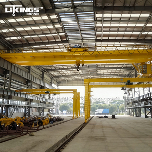 Grúa Puente de Doble Viga con Control Remoto Inalámbrico QD Hook, Grúa de Viga Móvil de 850 Toneladas con Motor PLC y Polipasto para Uso en Talleres - Product Image 1