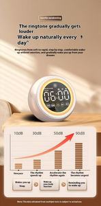 Reloj <span class=keywords><strong>Despertador</strong></span> Inteligente Multifunción con Altavoz, Subwoofer, Alarma Inalámbrica y Estéreo Pequeño <span class=keywords><strong>para</strong></span> Estudiantes - Product Image 2