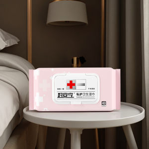 Lingettes humides biodégradables écologiques pour adultes, papier toilette naturel biologique pour le soin de la peau, lingettes humides féminines, marque privée - Product Image 4