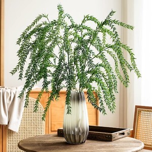 Planta Artificial de Sauce Llorón, Hojas de Alta Simulación, Flor Decorativa de Plástico para Decoración del Hogar y Accesorios de Boda - Product Image 2