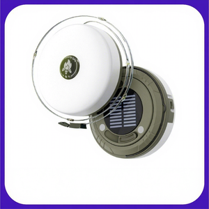 <span class=keywords><strong>Lampe</strong></span> de camping solaire à LED - Longue autonomie pour usage extérieur, éclairage multifonctionnel pour tente et rangement portable - Product Image 3