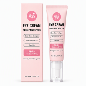 Crème Contour des Yeux PDRN Coréenne au Peptide ADN de Saumon pour Femmes – Baume Anti-Rides Réduit <span class=keywords><strong>les</strong></span> Poches Sous <span class=keywords><strong>les</strong></span> Yeux, <span class=keywords><strong>les</strong></span> Cernes, <span class=keywords><strong>les</strong></span> Ridules et <span class=keywords><strong>les</strong></span> Signes de Vieillissement – OEM - Product Image 1