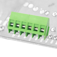 Connecteur de bornier à vis pour circuit imprimé, boîtier PA66 vert, pas de 5,0 mm, cage en fer ou en laiton à 45 degrés, 103-5.0