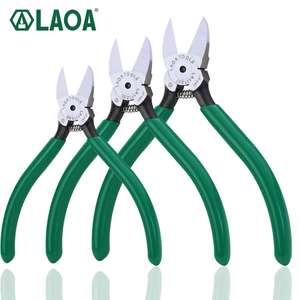1pc LAOA CR-V Plastic Pliers 4.5/5/6/7inch Jewelry Electrical Wire Cable Cutters Cutting <b>Side</b> Snips Hand Tools Electrician Tool - Product Image 1