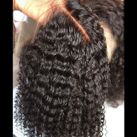 Perruque Bob Lace Front HD 13x6 sans colle, prête à l'emploi, pré-coupée, pré-épilée, cheveux humains bouclés Deep Wave décolorés pour femmes noires