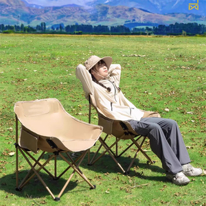 Moderno portatile in acciaio al carbonio sedia pieghevole durevole panca per la <span class=keywords><strong>luna</strong></span> all'aperto <span class=keywords><strong>campeggio</strong></span> elegante costruzione in metallo Oxford - Product Image 6