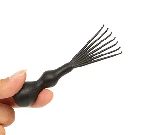 Mini cepillo de pelo, peines, removedor de limpieza, herramienta de mango de plástico integrado, limpiador de cepillo de pelo, accesorios para peine