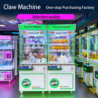Nouveau distributeur automatique de grue de pince de poupée d'arcade à pièces de machine de griffe en métal avec la boîte aveugle de casse-croûte