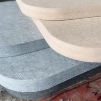 Panneaux acoustiques muraux en feutre PET de qualité supérieure, panneaux décoratifs absorbants le son pour les bureaux et les espaces commerciaux