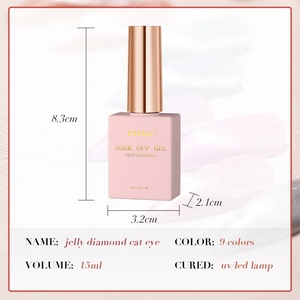 JTING Esmalte de Gel Magnético Ojo de Gato Efecto Diamante en 9 Colores, Colección de Geles Ojo de Gato, Libre de TPO y HEMA, OEM ODM, Esmalte de Uñas en Gel - Product Image 3