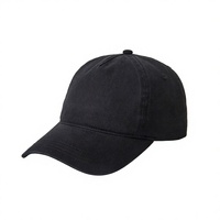 Gorra de 5 Paneles de Algodón Lavado, Ajustable, con Visera Curva, Estilo Casual y Deportivo