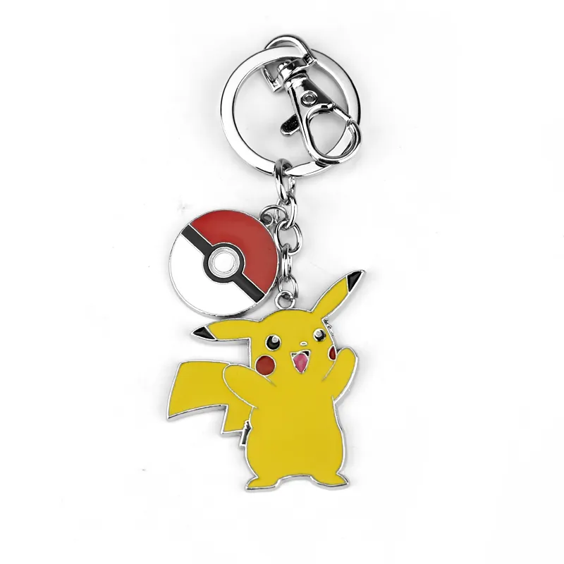 Fashion Game Pokemon Leuke Pikachu llaveros Charms <span class=keywords><strong>Sleutelhanger</strong></span> Voor Auto Zakken Sleutelhangers Accessoires Geschenken