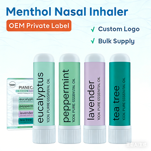 Bâtonnet inhalateur nasal au menthol OEM Marque privée |   Inhalateur d'huiles essentielles pour soulager les sinus - Product Image 1