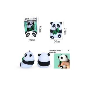 Panda Antistress con Occhi Salienti - Giocattolo da Spremere a Forma di Cartone Animato per Alleviare l'Attrito, Divertente Scherzo e Gioco Sensoriale Antistress - Product Image 2