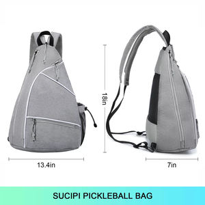 Sac à dos élégant pour raquettes de pickleball, raquettes de tennis, sac à bandoulière pour raquettes de padel, sac à bandoulière pour raquettes de padel - Product Image 6
