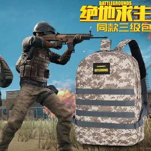 PUBG Camouflage <b>Backpack</b> 18 In Large Capacity Unisex Student Outdoor Travel <b>Backpack</b> - Product Image 4